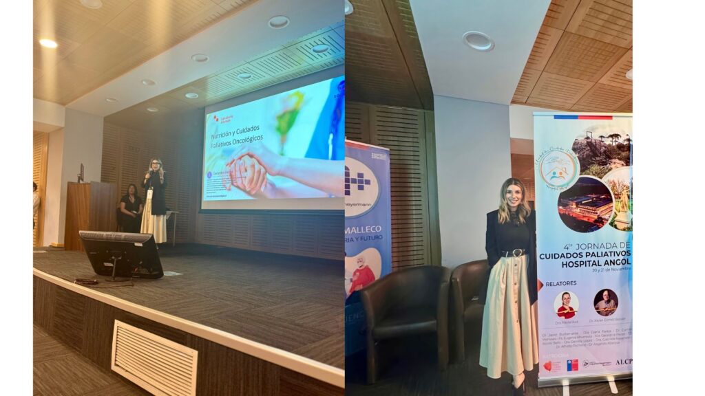 Geraldine Perret Participación en la IV Jornada de Cuidados Paliativos – Hospital de Angol
