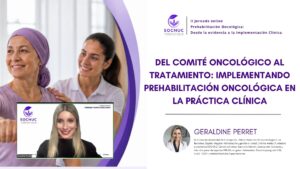 Geraldine Perret lideró jornada de prehabilitación oncológica con más de 100 asistentes